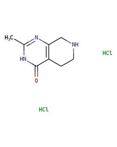 Astatech PYRIDO[3,4-D]PYRIMIDIN-4(3H)-ONE, 5,6,7,8-TETRAHYDRO-2-METHYL-, 2HCL; 5G; Purity 95%; MDL-MFCD22741693